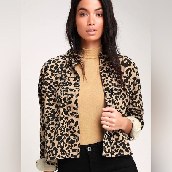Lulus Jackets & Blazers - Lulus leopard lightweight oversized jacket